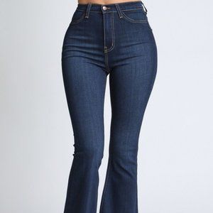 Vibrant M.I.U High Waisted Flare Jeans